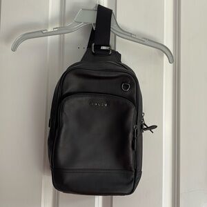 Coach mens black carryall